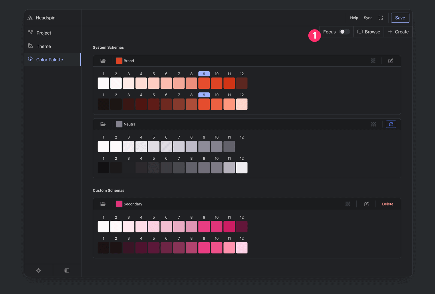 Color system – Headspin UI