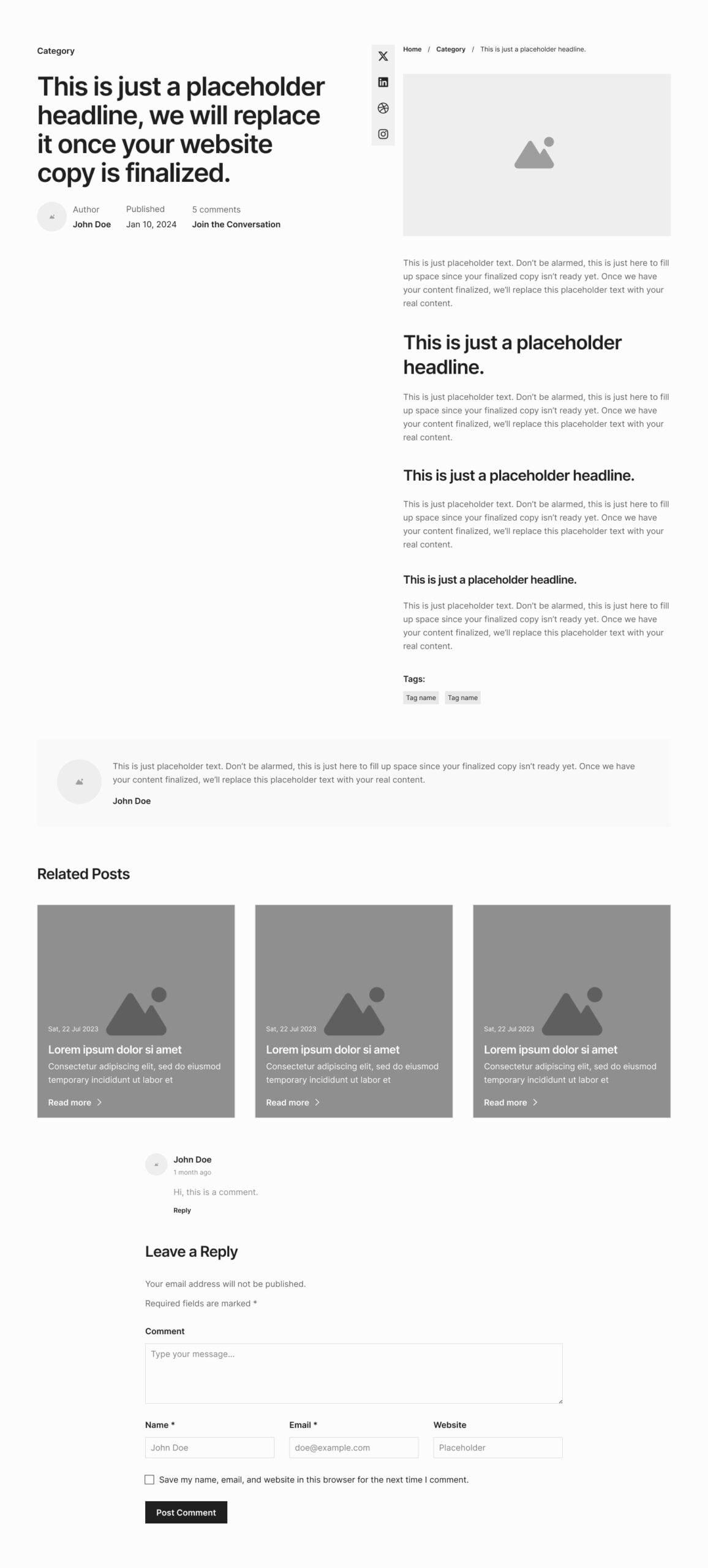 Blog Template 10