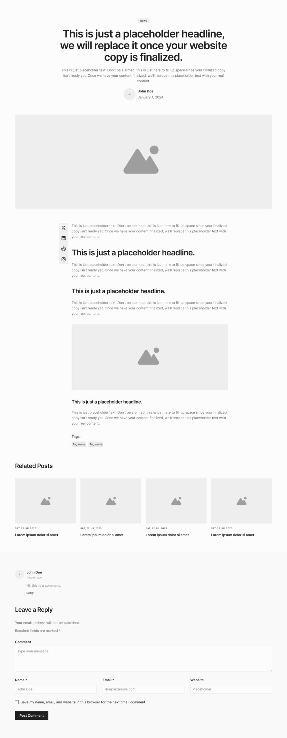 Blog Template 9